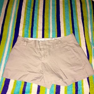 Banana Republic Ryan Fit tan shorts